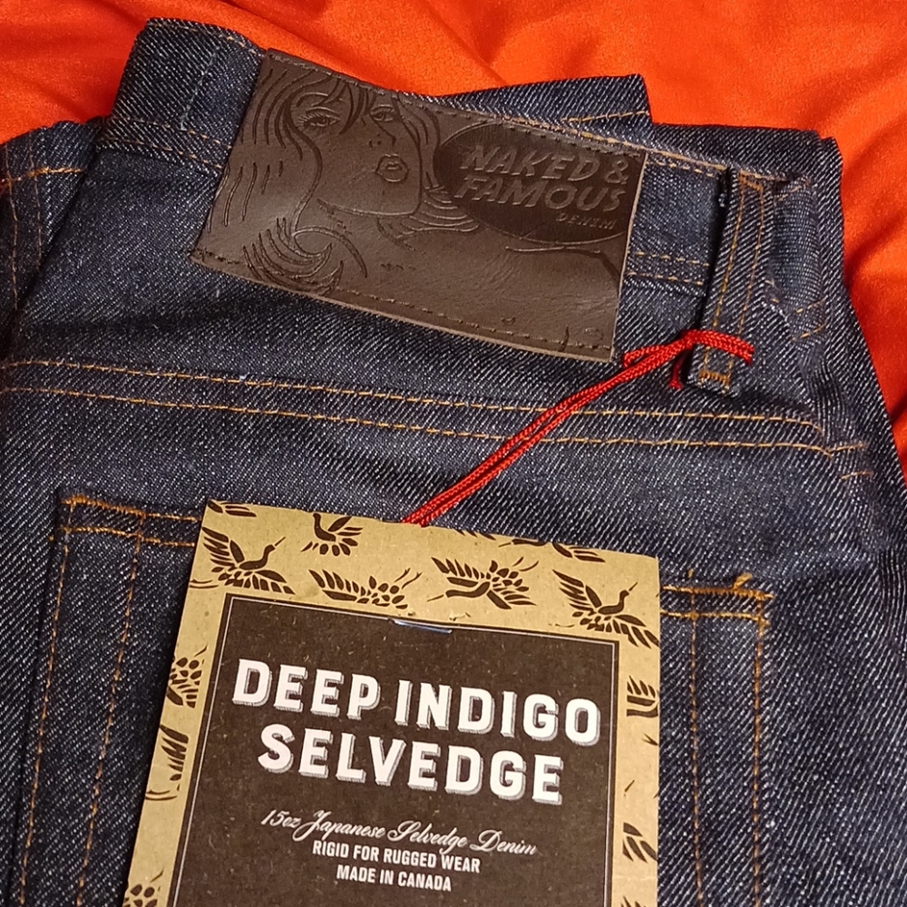 Naked & Famous Weird Guy men's tapered jean